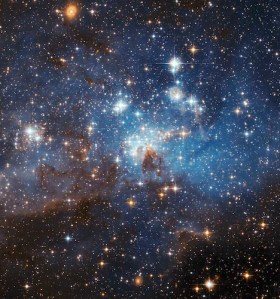 Hs-2006-55 a Star-forming region lh95 in the large magellanic cloud Credit: NASA, ESA, and the Hubble Heritage Team (STScI/AURA)-ESA/Hubble Collaboration 