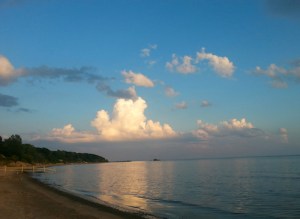 Sunbrushed Lake Clouds